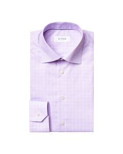 Purple and White Square Eton dress shirt