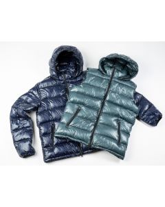 Herno down hooded puffer vest and coat