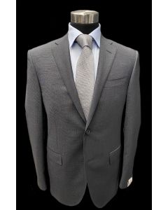 Corneliani mid grey mini check suit, Paolo Albizzatti pattern silk tie and Eton shirt
