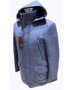Tardia wool hooded coat