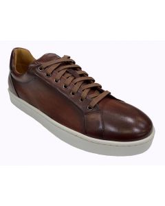 Magnanni brown leather sneaker