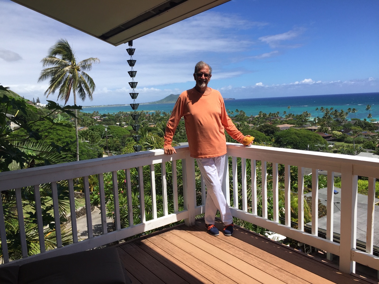 My casual look overlooking the Kailua beach.